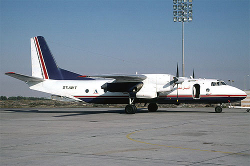 Aircraft similar to the one which crashed (Antonov AN-26)