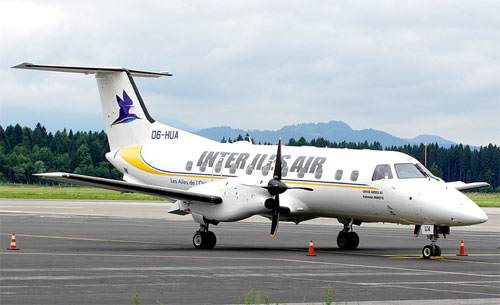 Aircraft similar to the one which crashed (Embraer 120ER)