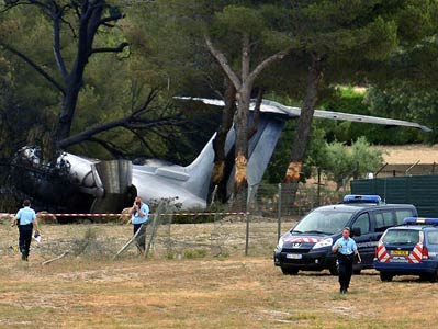 Universal Jet Aviation Gulfstream IV plane crash - Le Castellet, France