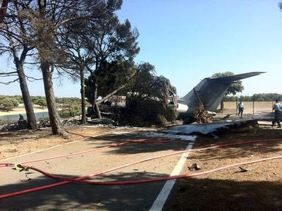 Photos of the Universal Jet Aviation Gulfstream IV crash