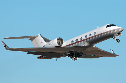 Avion de même type que celui accidenté (Gulfstream IV)