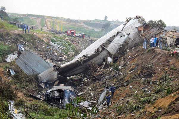 Accident d'un Ilyushin IL-76T d' Aero Service - Brazzaville, Congo