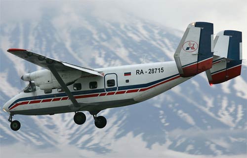 Aircraft similar to the one which crashed (Antonov AN-28)