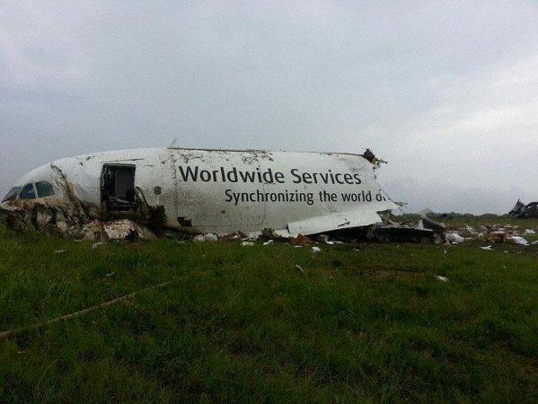 Photos of the UPS Airbus A300F4 crash