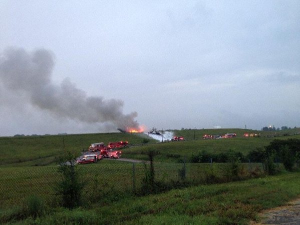 Photos of the UPS Airbus A300F4 crash