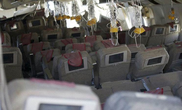 Photos du crash du Boeing 777 d'Asiana Airlines
