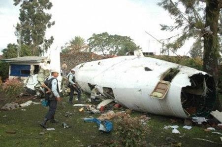 CAA Fokker F-50 plane crash - Goma, Congo