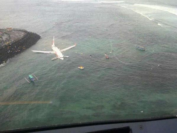 Photos du crash du Boeing 737 de Lion Air