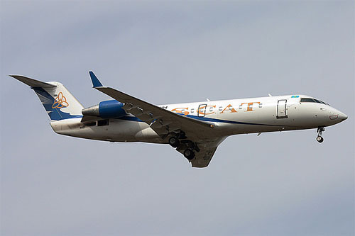 Aircraft similar to the one which crashed (Canadair CRJ-200ER)