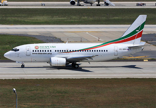 Aircraft similar to the one which crashed (Boeing 737-53A)