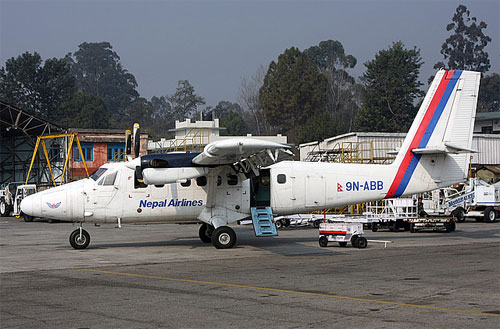 Aircraft similar to the one which crashed (DHC-6 Twin Otter 300)