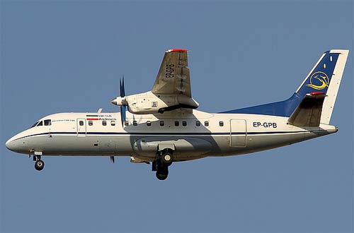 Aircraft similar to the one which crashed (HESA IrAn-140-100)