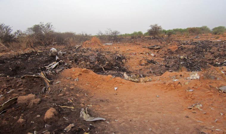 Photos du crash du MD-83 de Swiftair