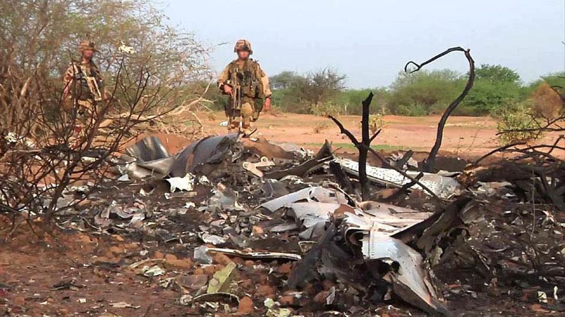 Photos du crash du MD-83 de Swiftair