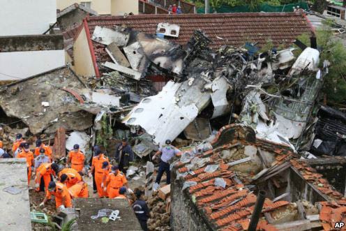 Photos of the TransAsia Airways ATR 72 crash