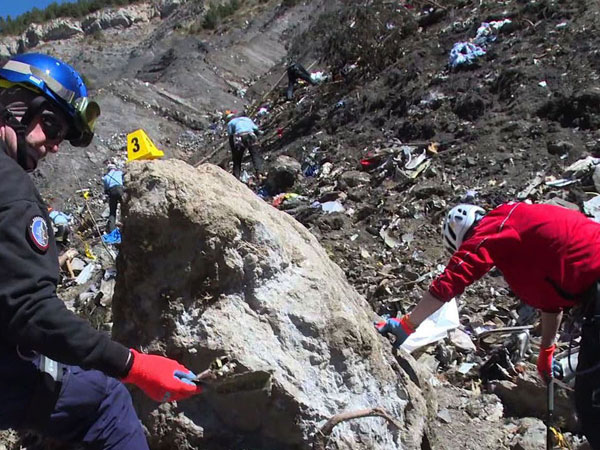 Photos of the Germanwings Airbus A320 crash