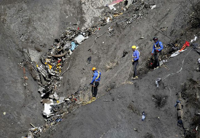 Photos of the Germanwings Airbus A320 crash