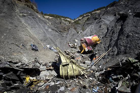 Photos of the Germanwings Airbus A320 crash