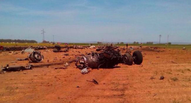 Photos of the crash