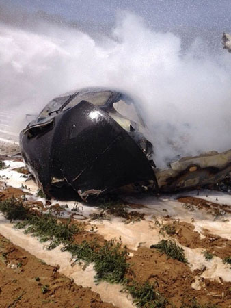 Photos of the crash