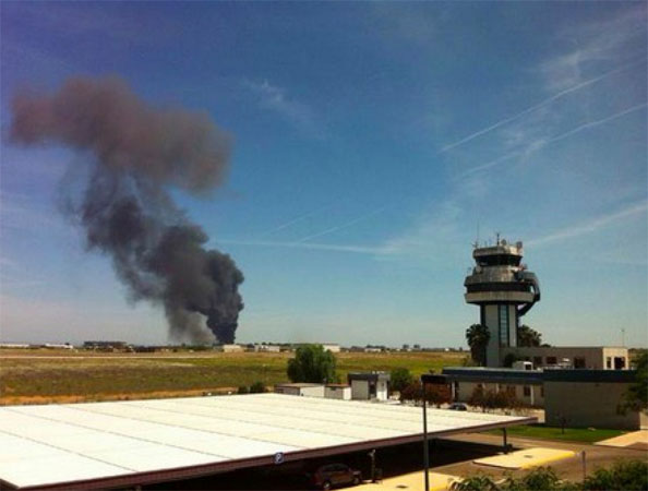 Photos of the crash