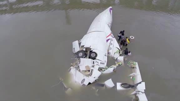 Photos of the TransAsia Airways ATR 72 crash