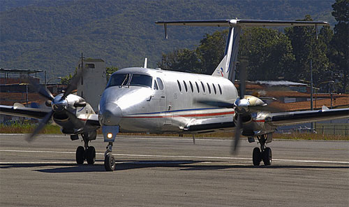 Avion de même type que celui accidenté (Beechcraft 1900C)