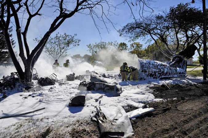 Photos du crash du Beechcraft 1900C d'Aeropanamericano