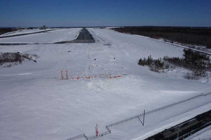 Photos of the Air Canada Airbus A320 crash