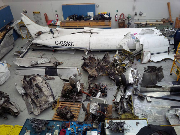 Photos of the Carson Air Swearingen 226 crash