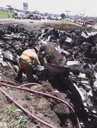 Photos of the Aeronaves TSM Swearingen 226  crash