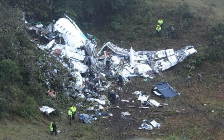 Accident d'un BAe 146-200 de  LaMia Bolivia - Medellín, Colombie