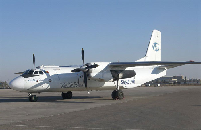 Aircraft similar to the one which crashed (Antonov AN-26)