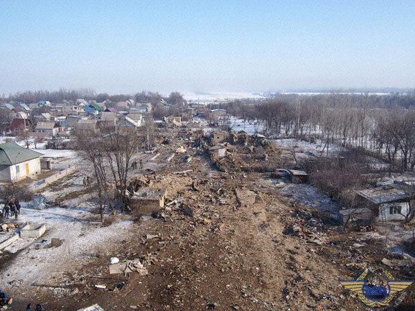Photos of the ACT Airlines Boeing 747 freighter crash