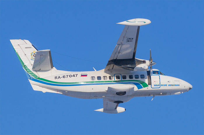 Avion de même type que celui accidenté (Let L-410UVP)