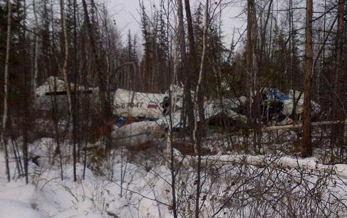 Photos of the Khabarovsk Avia Let L-410 crash