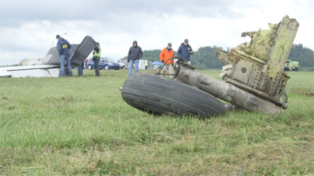 Photos du crash du Short SD-330 d'Air Cargo Carriers