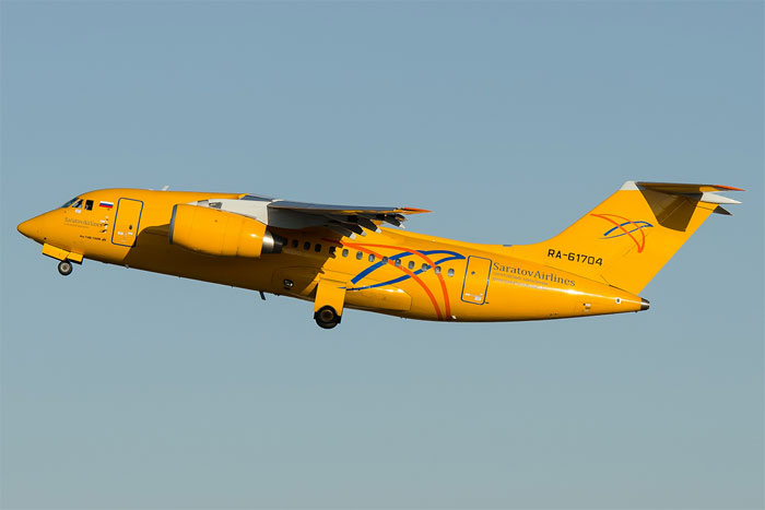 Avion de même type que celui accidenté (Antonov AN-148-100)