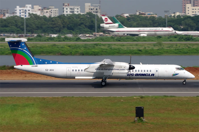 Aircraft similar to the one which crashed (DHC-8-402Q )