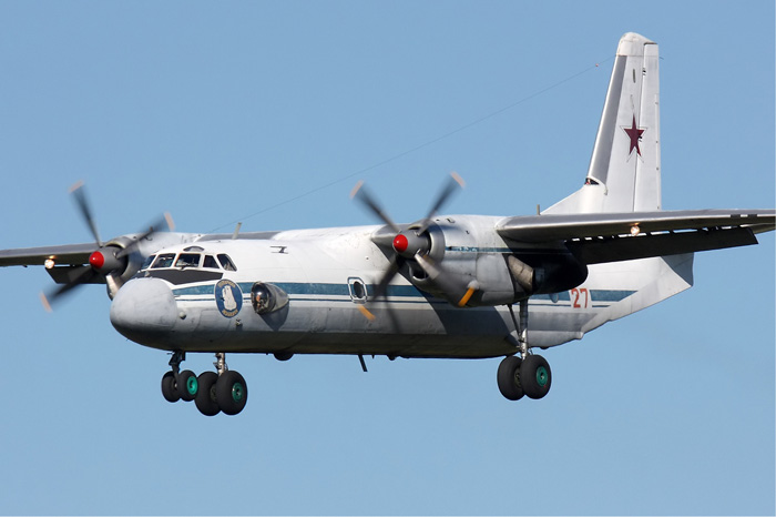 Aircraft similar to the one which crashed (Antonov An-26B)