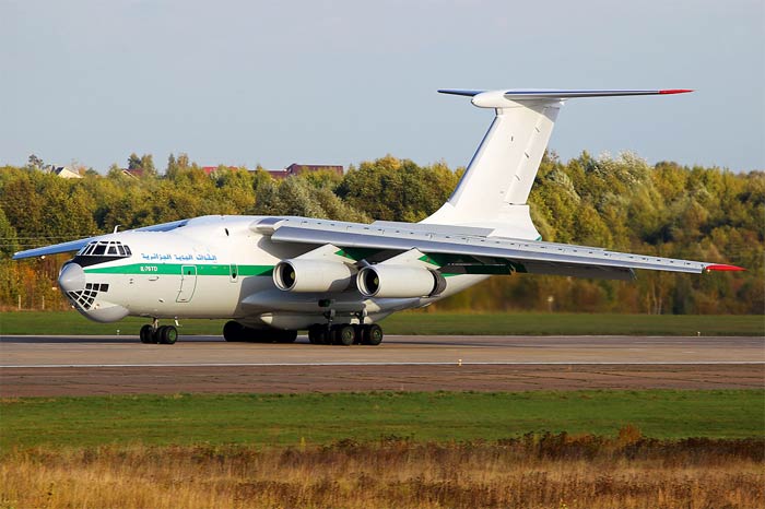 Aircraft similar to the one which crashed (Ilyushin Il-76TD)