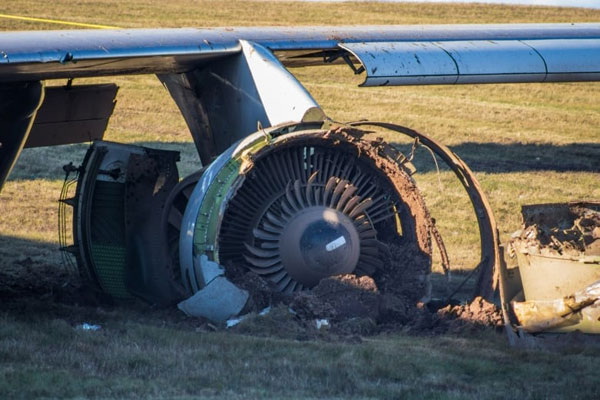 Photos of the Sky Lease Cargo Boeing 747 freighter crash