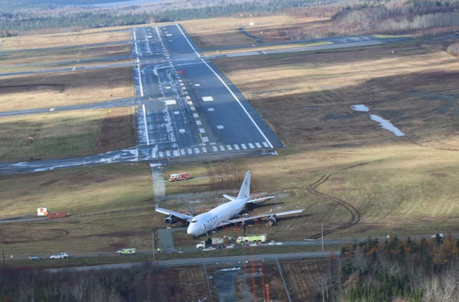 Photos of the Sky Lease Cargo Boeing 747 freighter crash