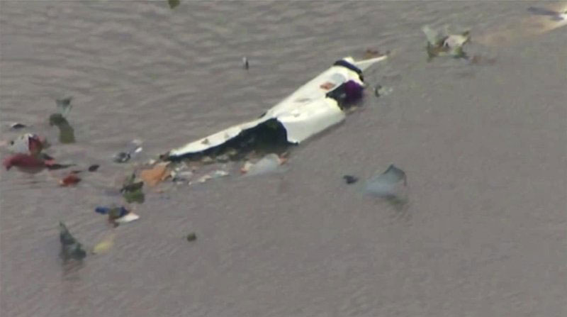 Photos du crash du Boeing 767 cargo d'Atlas Air