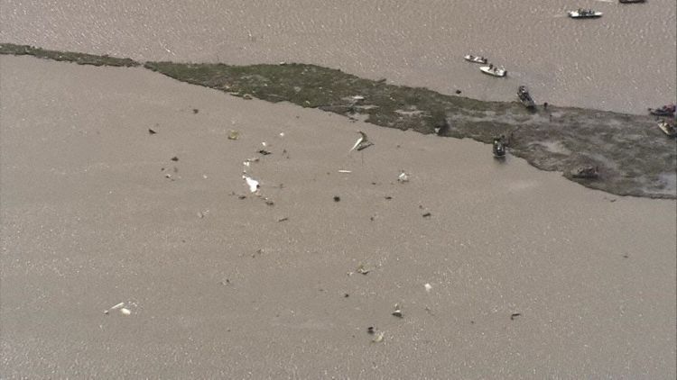 Photos du crash du Boeing 767 cargo d'Atlas Air