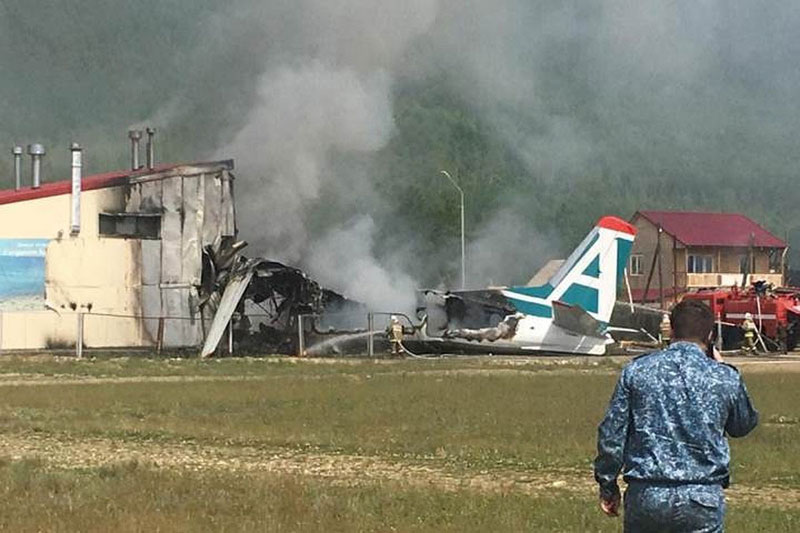 Photos of the Angara Airlines Antonov An-24RV crash