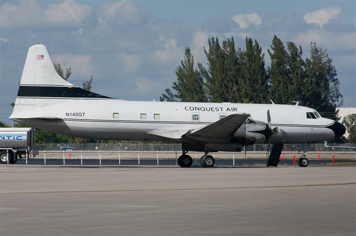 Avion de même type que celui accidenté (Convair C-131B)