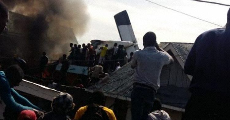 Photos du crash du Dornier 228 de Busy Bee Congo