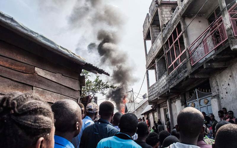 Photos du crash du Dornier 228 de Busy Bee Congo