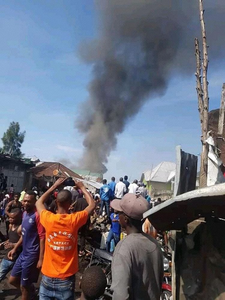 Photos du crash du Dornier 228 de Busy Bee Congo